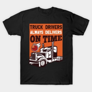 Funny Trucker Truck Driver Big Rig Semi 18 Wheeler Trucking T-Shirt